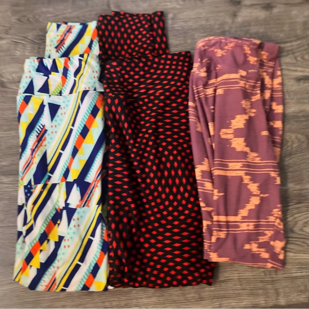 💵BUNDLE💵-3/$3 Women’s LuLaRoe Colorful Leggings Trio Bundle 3 for $3